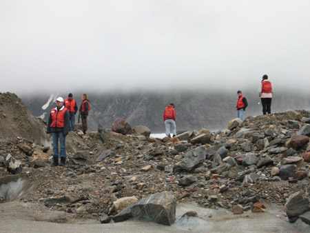 Tourists in Alaska