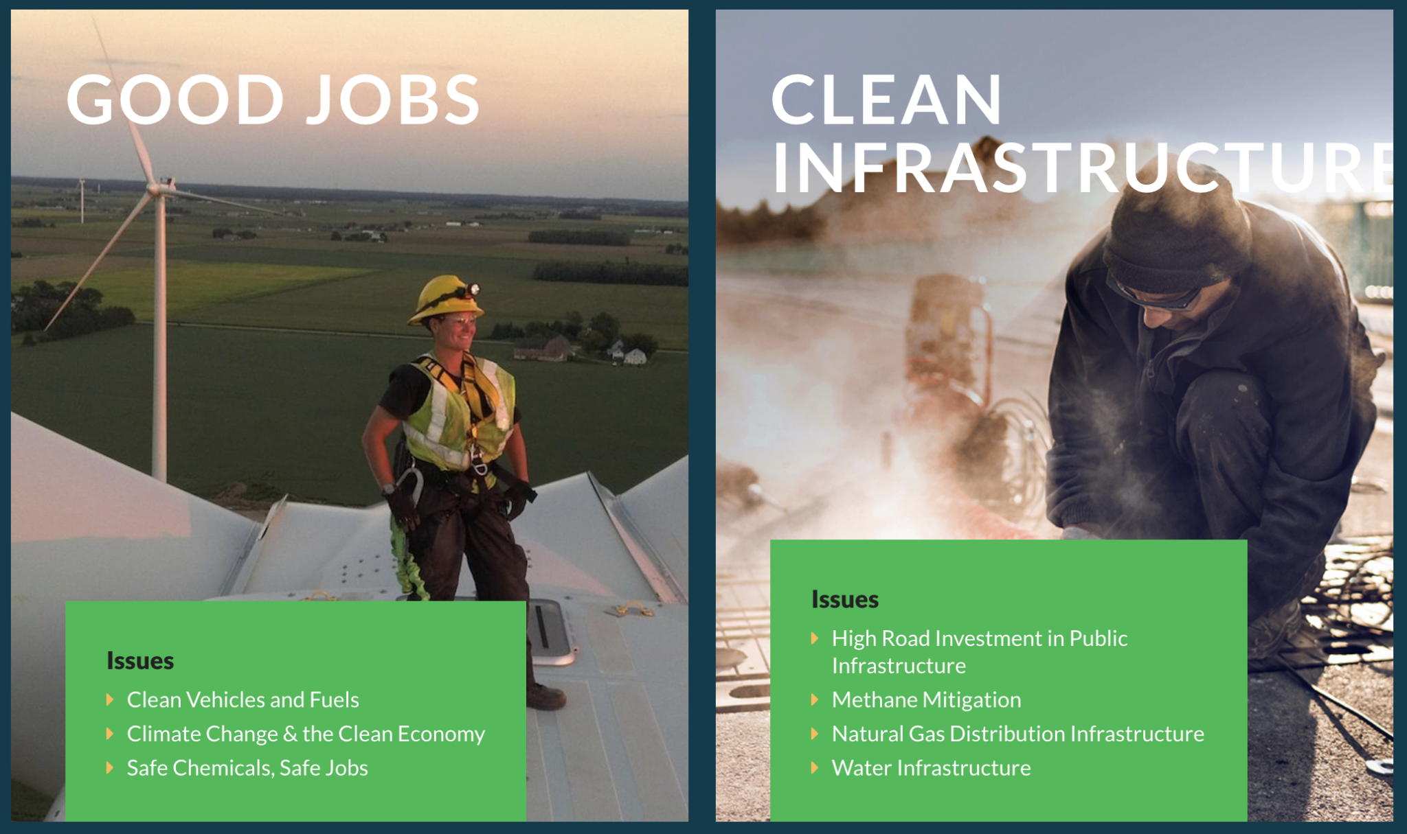 BlueGreen Alliance organizing jobs + environment RENATURED